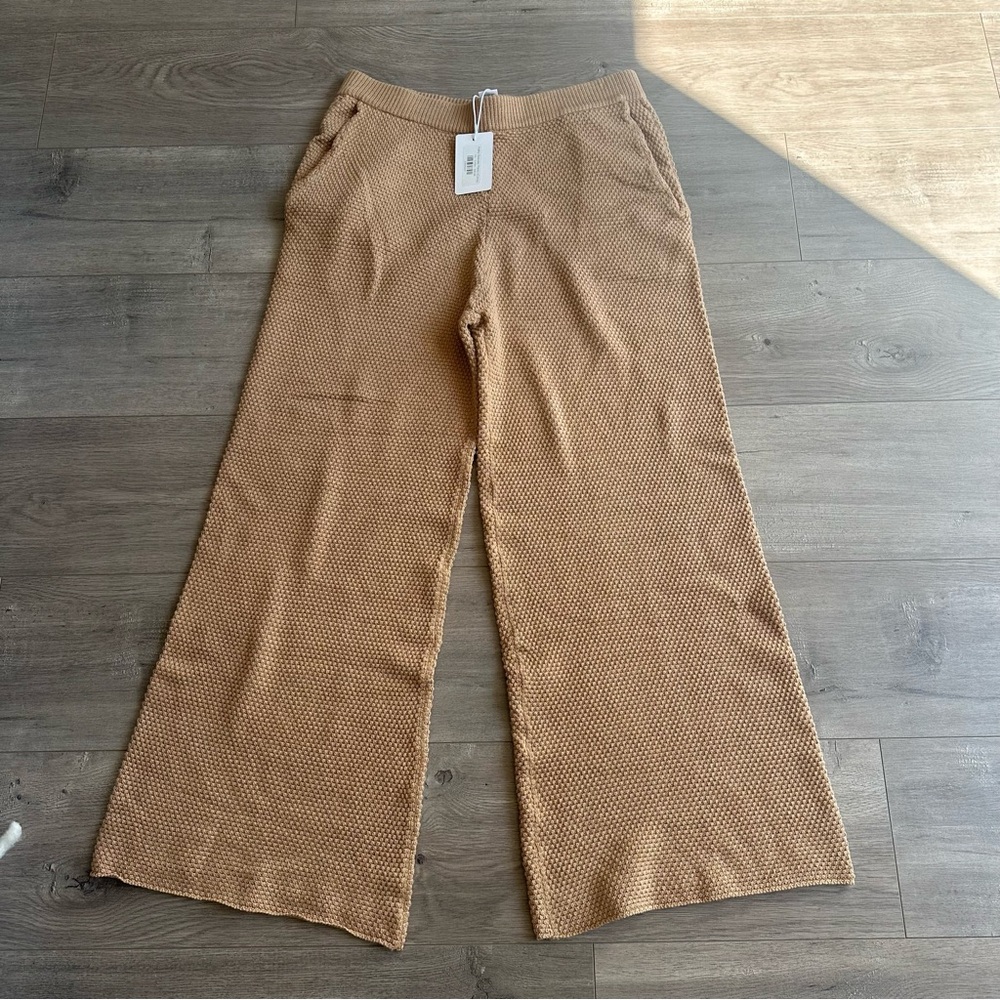 NWT Heyson Haley Sweater Pants (curvy) - size 1XL - camel color